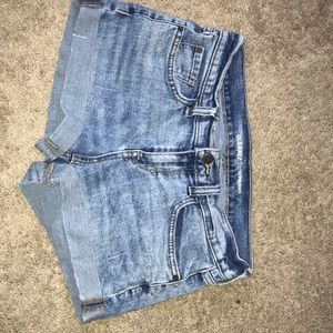 Denim shorts